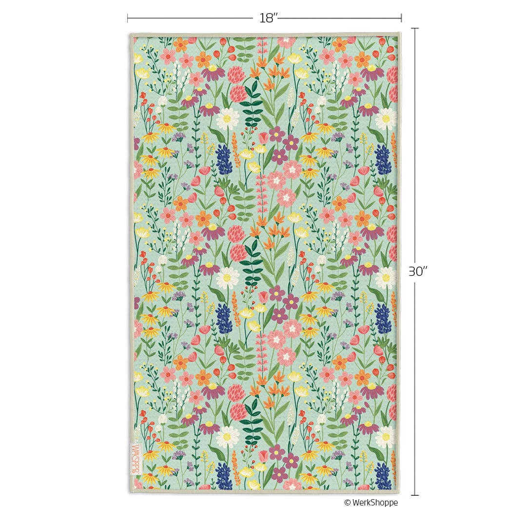 Wildflowers Microfiber Kitchen Towel - Image 3