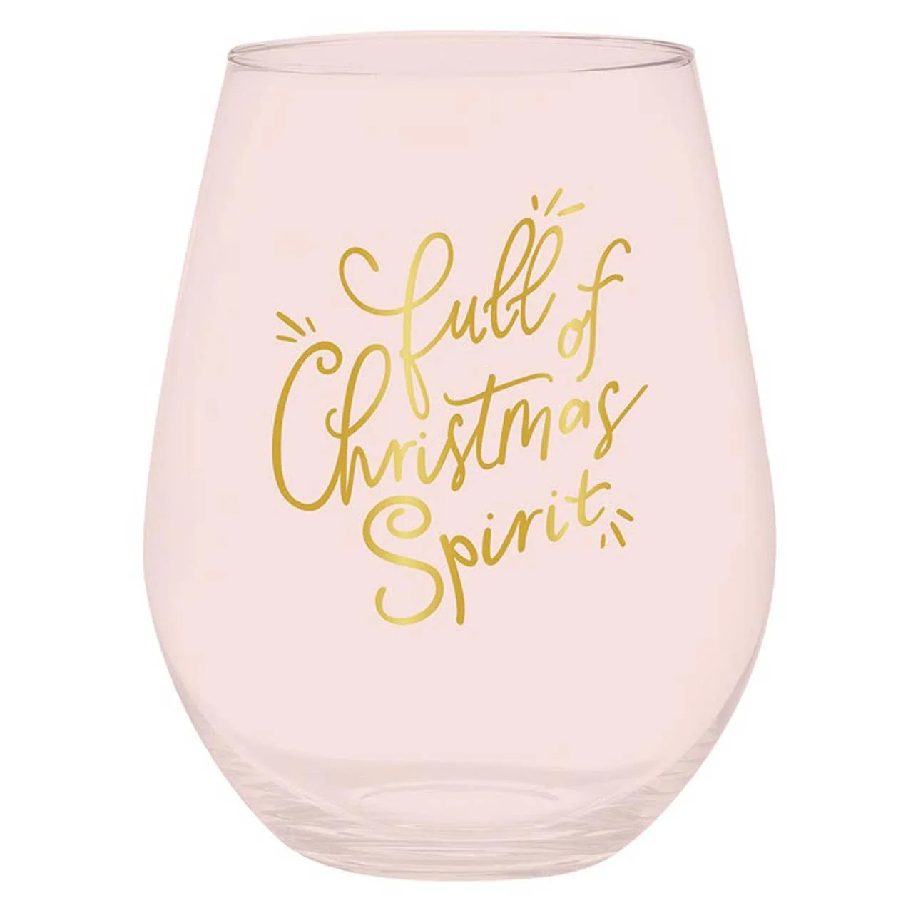 Jumbo Wine Glass SS Christmas Spirit - Image 2