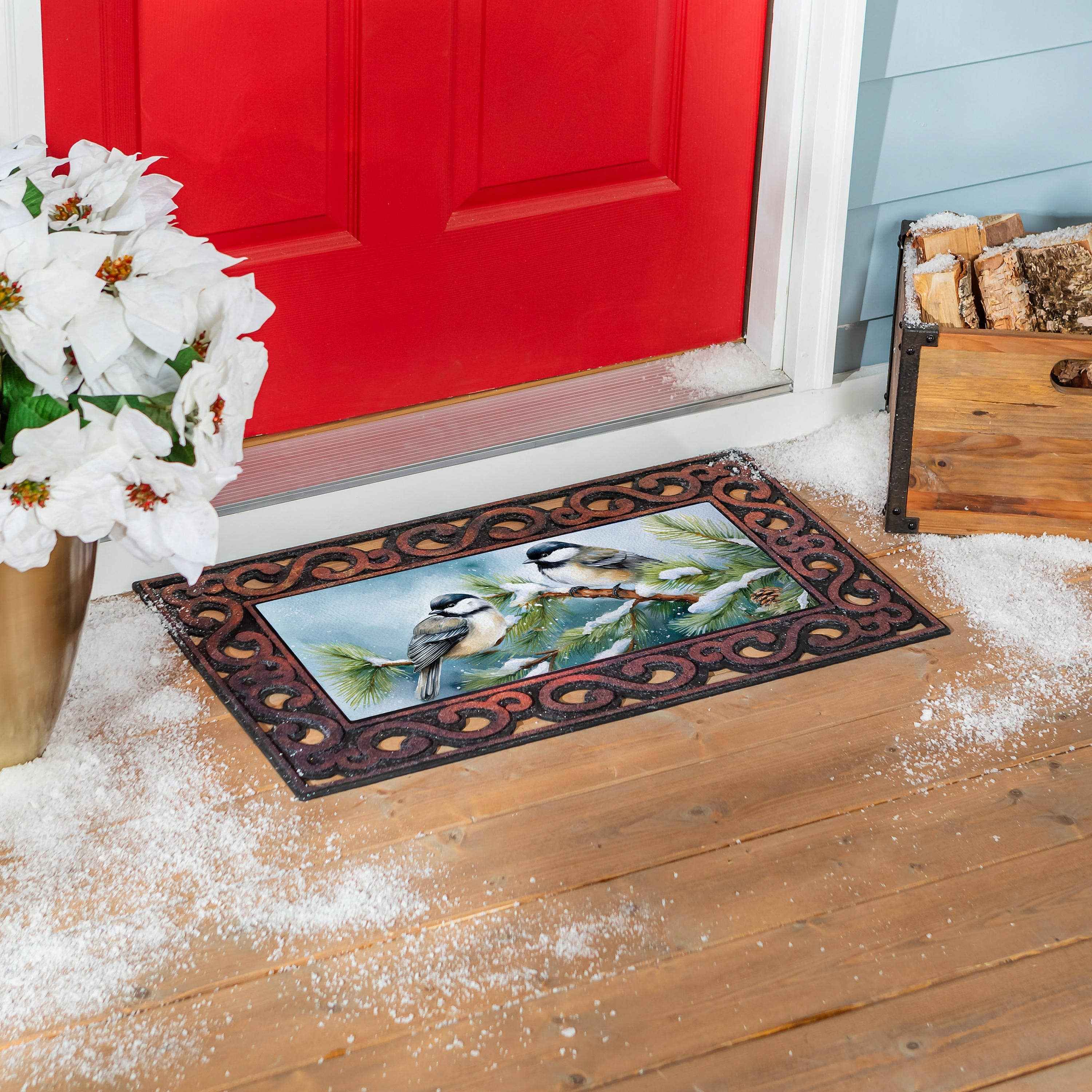 Winter Chickadee Friends Sassafras Switch Mat - Image 3