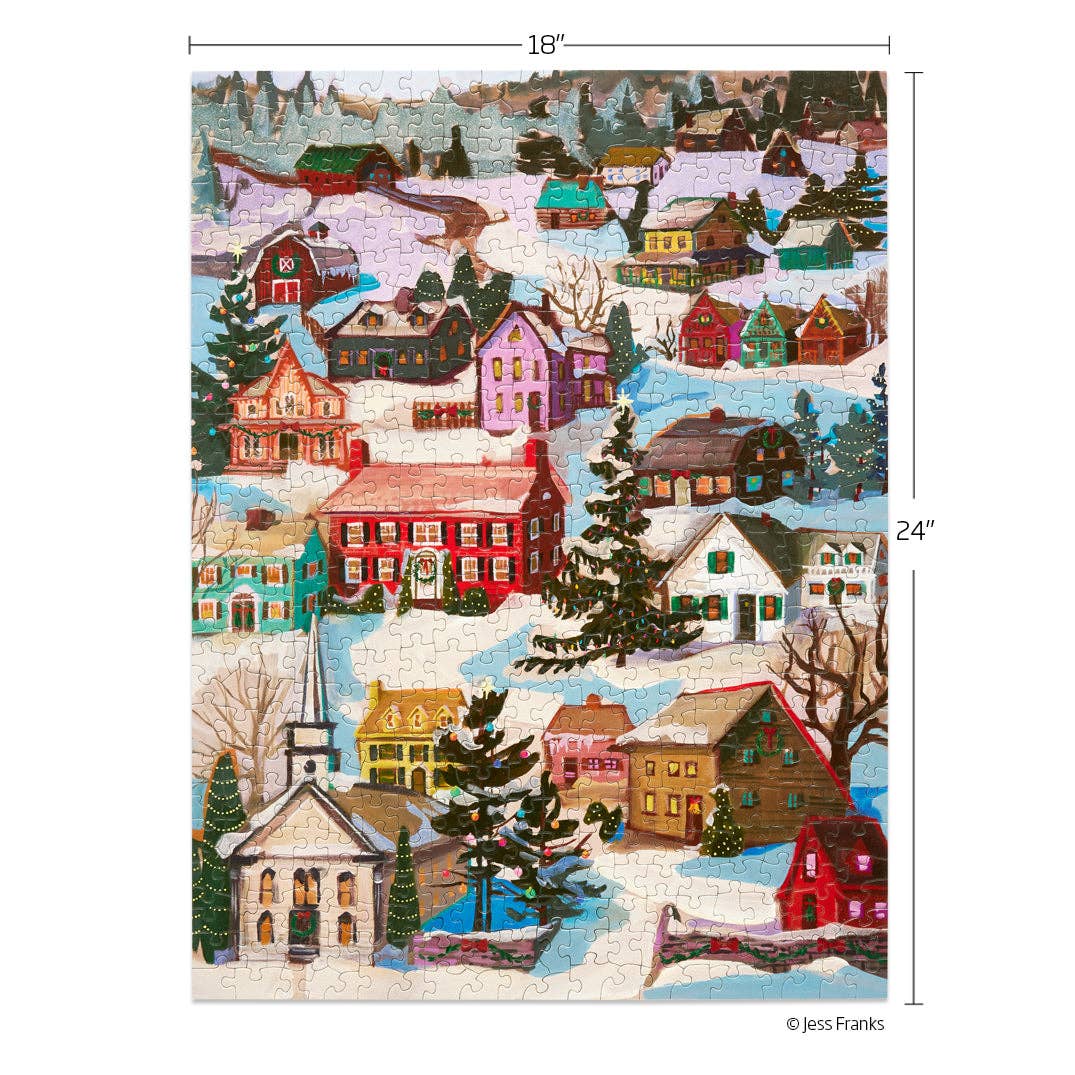 Winter Village 500 Piece Christmas Puzzle - Image 6