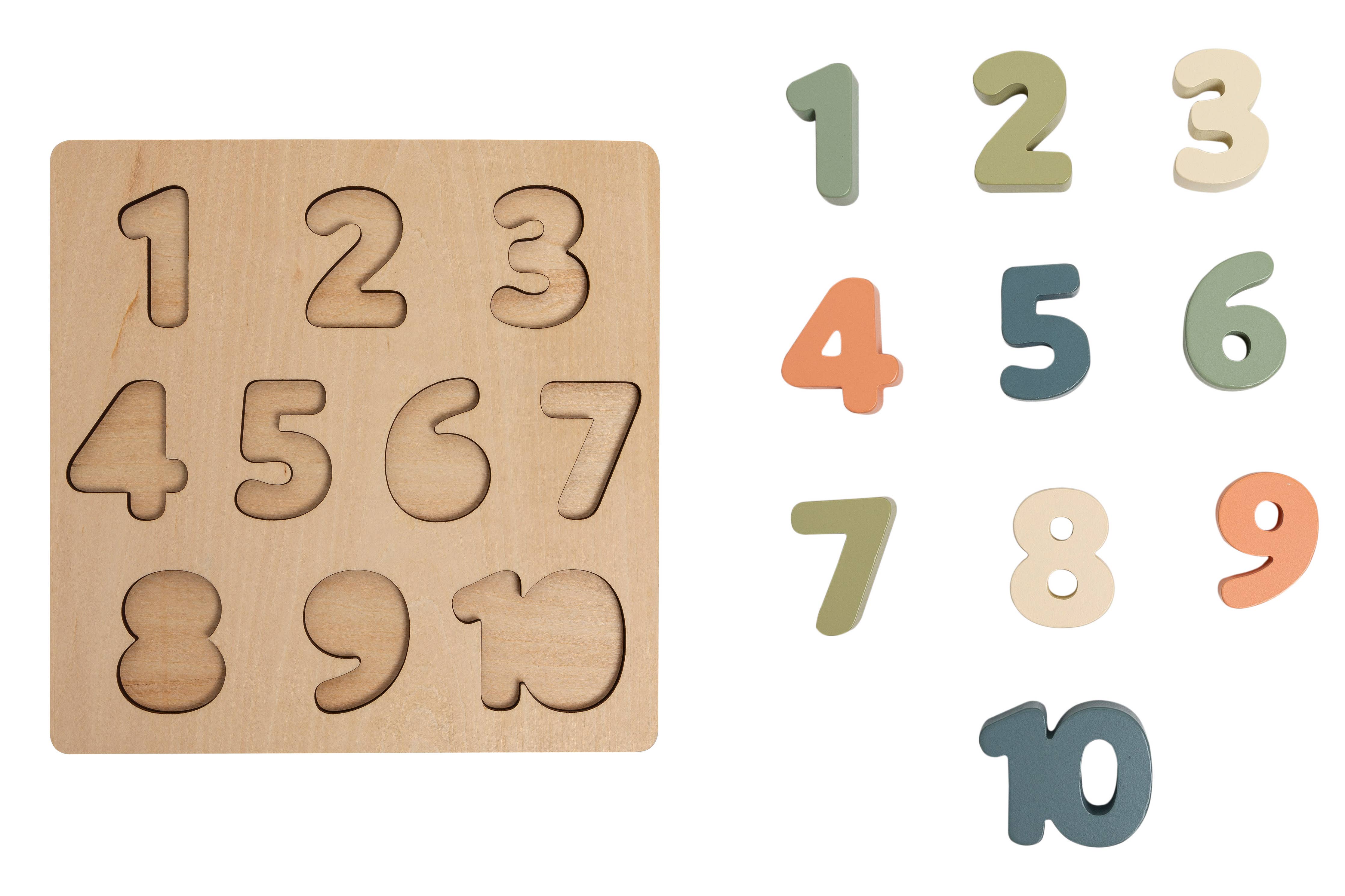 Wooden Numbers Puzzle - Image 2