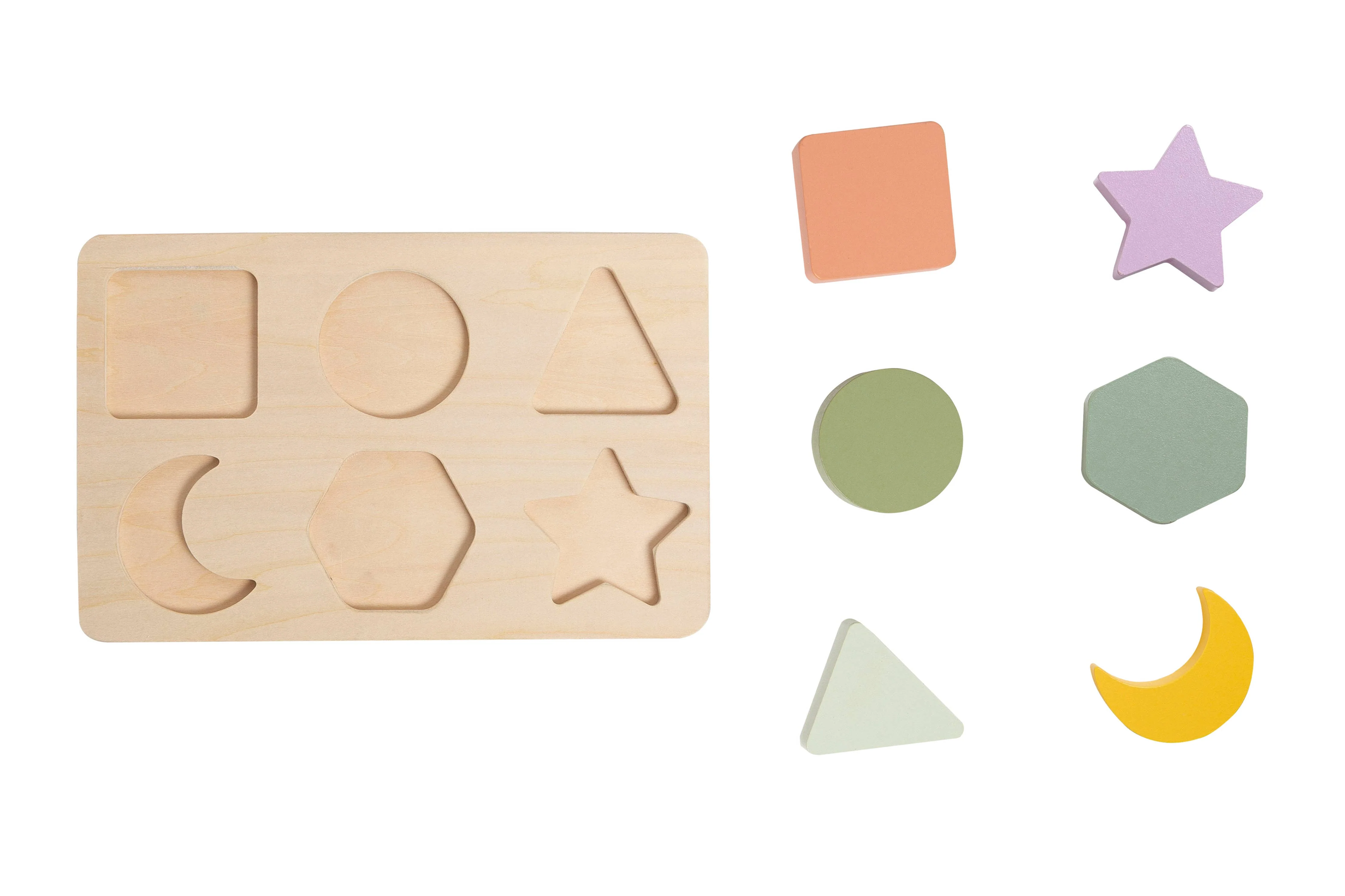 Wooden Shapes Puzzle - Image 2