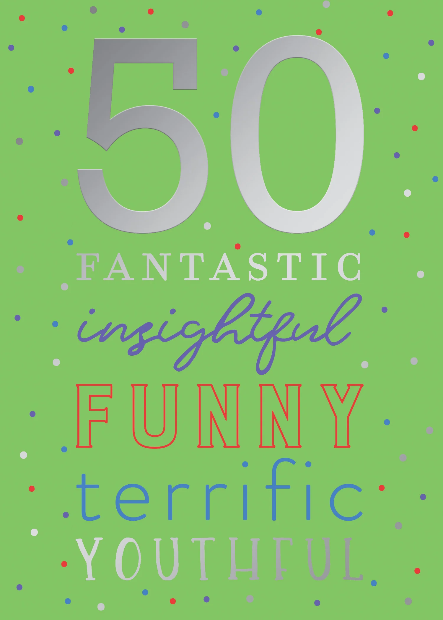 50 Acronym Greeting Card