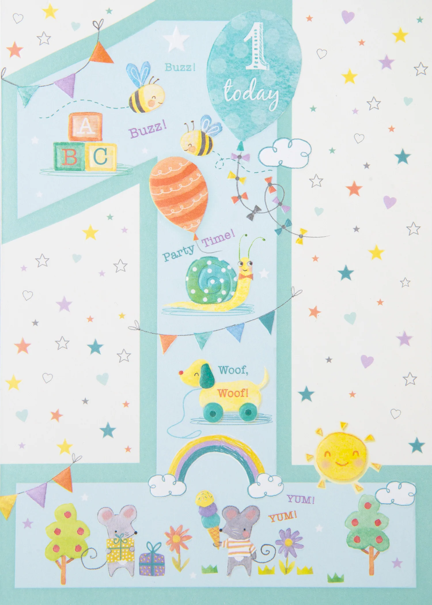 1-Little Kid Icons First Greeting Card