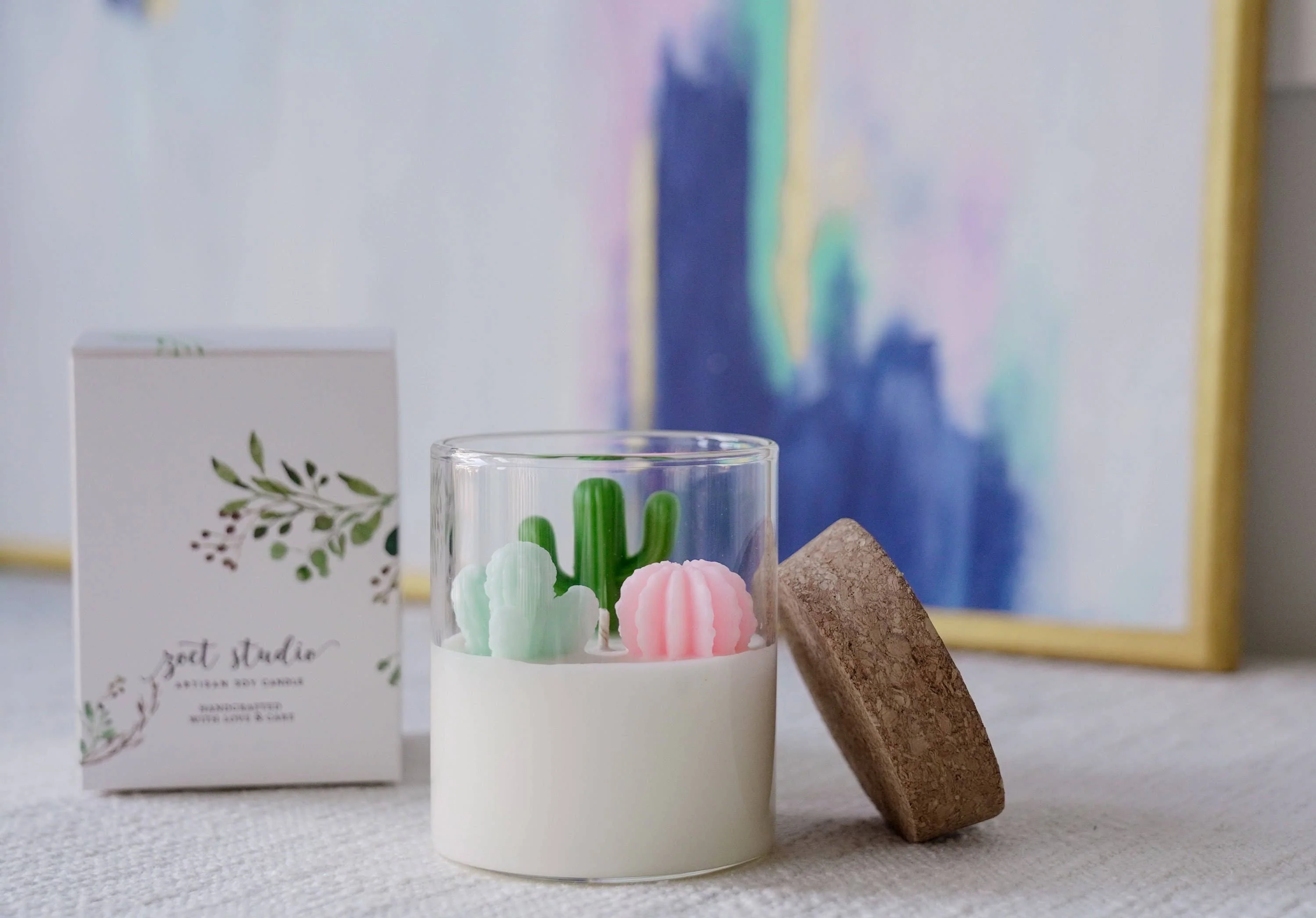 Cactus Candle | Soy Blend Candle - Image 5