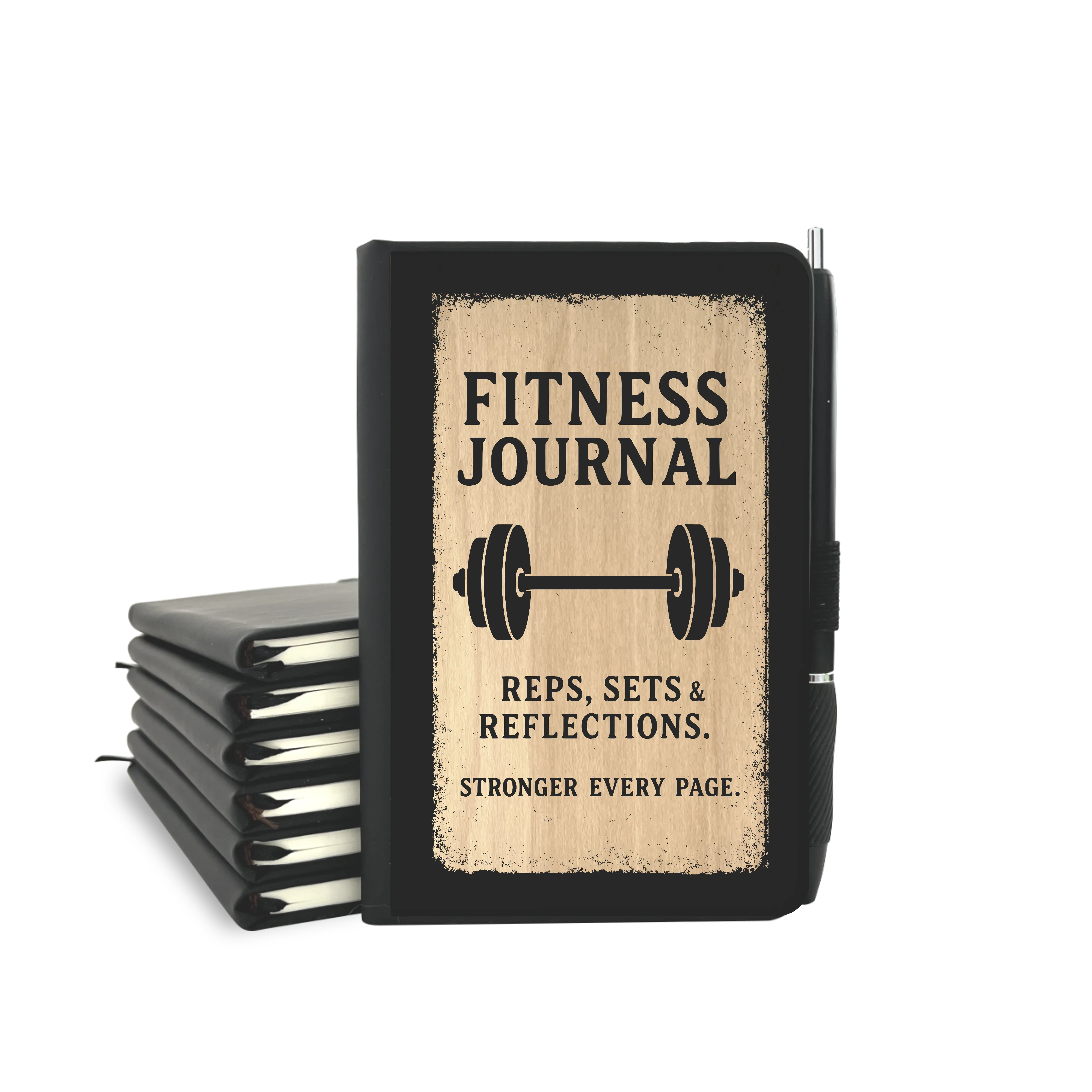 Fitness Journal - Wood Cover - Image 2