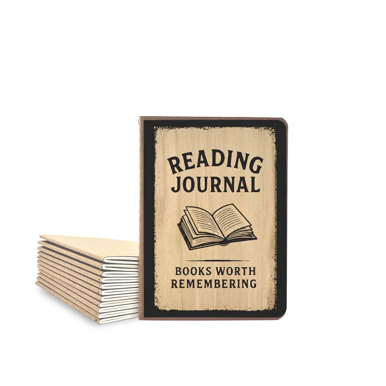 Reading Journal - Wood Cover - Image 2