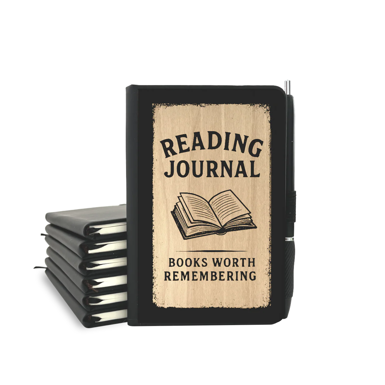 Reading Journal - Wood Cover - Image 3